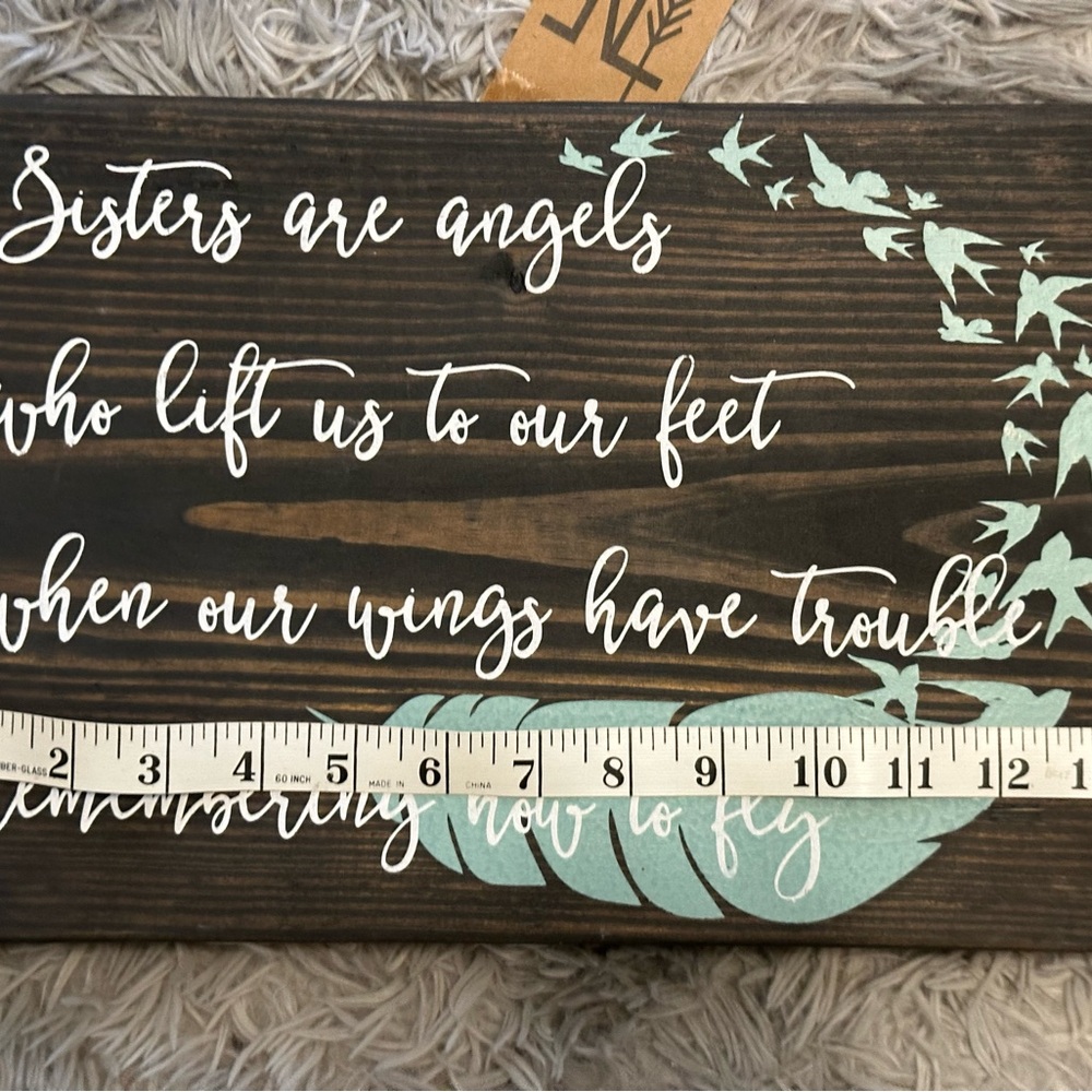 Primitives by TNF designs Quote Wall Art - Brown and Mint - Picture 4 of 6
